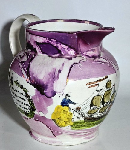 Sunderland pink splash luster - sunderland,