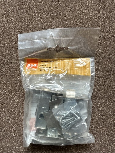 Tubular latch 64mm satin - tubular,