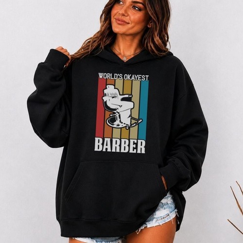 World okayest barber hoodie - world's,