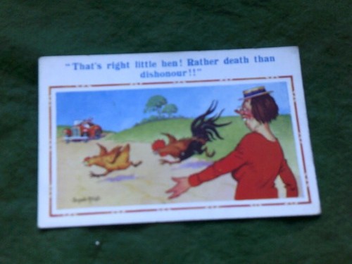 Comic humour rather death than - rather,