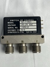 DYNATECH / U-Z Inc * Coaxial Relay-Switch * N * D2-118D1 * DC - 12.4GHz * Tested