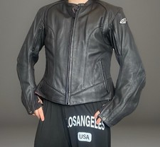 Joe Rocket Stylish Ladies Leather Motorcycle Jacket Size Medium