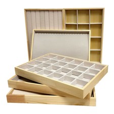 Large Wooden Velvet Ring