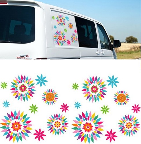 Motorhome camper van flower - motorhome,