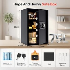 Large Fireproof Safe Box with