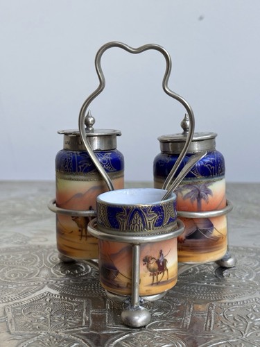 Vintage 1930s china cruet - 1930s,