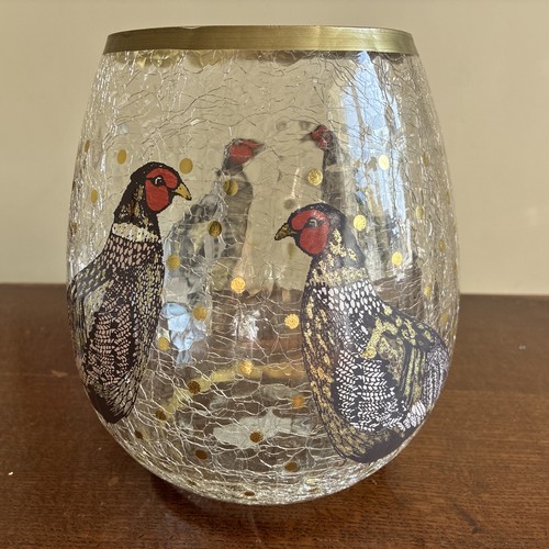 Pheasant hurricane candle - pheasant,
