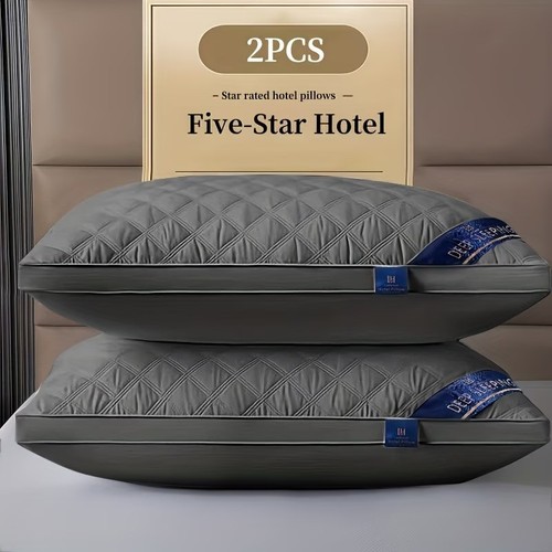 Quilted pillows pack hotel - 2x,