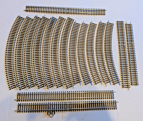 17pc hornby jouef track - jouef, oo/ho