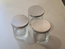 Three Large Candle Making Jars