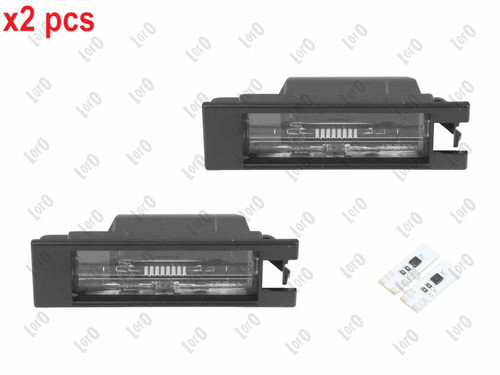 Pcs licence plate light - x2,