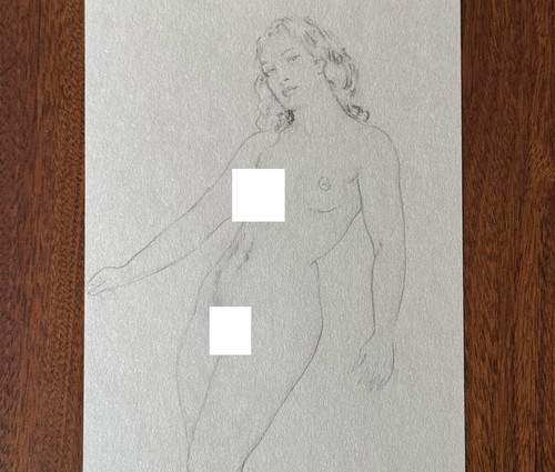 Australian art deco drawing - australian,
