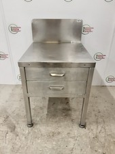 Used Catering Stainless Steel Equipment Stand With Drawers