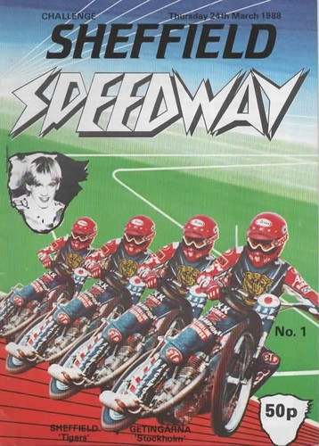 Sheffield speedway programme - sheffield,