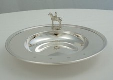 5 ½+" Sterling Alms Dish, Horse and Rider, Theo Fennell, London 1993, 144, 161g.