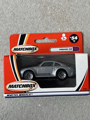 Matchbox porsche 959 silver - porsche,