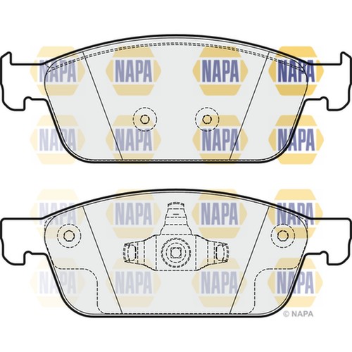 Brake pads set - pads, for