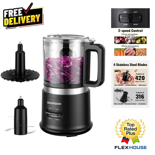 Versatile 400w food processor - versatile,