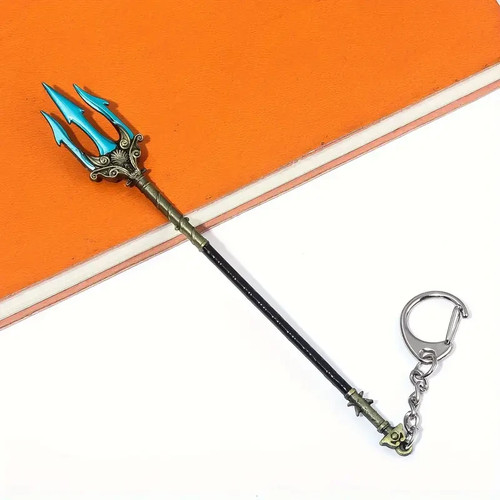 Trident keychain for keys - keychain,