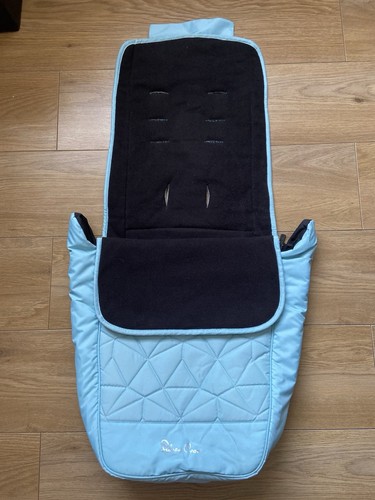 Silver cross clic footmuff - cross,