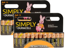 24x Duracell AA Long Lasting