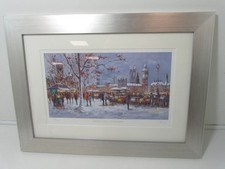 Henderson Gisz Winter's Day Westminster Print Signed Framed Ltd Ed 1276/2500