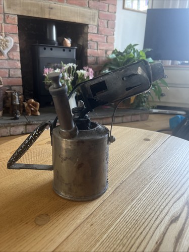 Vintage brass blowtorch - brass,