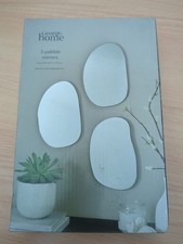 George 3 x Pebble Wall Mirror