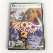 Zoo Tycoon 2: Extinct Animals Expansion Pack PC CD-ROM Windows Game