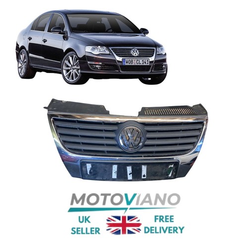 Front radiator grille chrome - front,