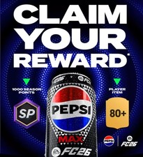 Early Bird Discount! With RAPID DELIVERY- EAFC 26 Pepsi Code Exclusive Rewards 