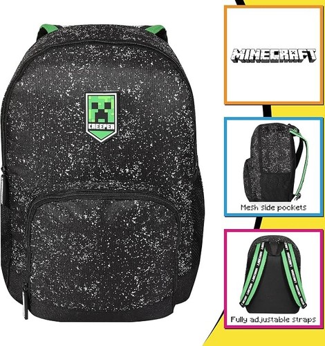 Minecraft school bag - minecraft, galaxy