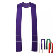 Christian Church Stole Clergy Pure Stole Cross Embroidery Priest Mass Stole