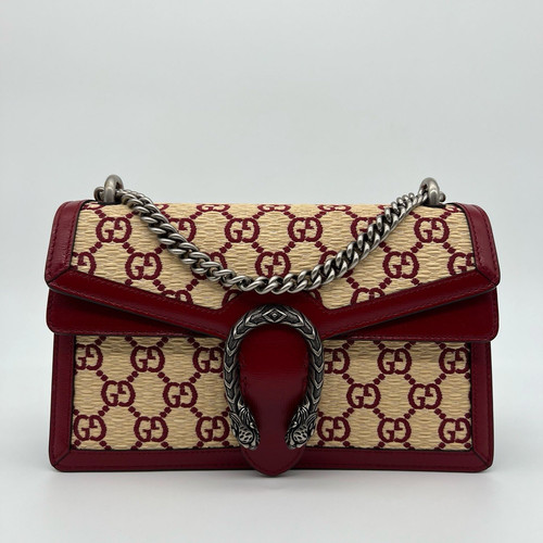 Gucci straw azalea monogram - gucci, gg