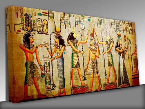 Old papyrus style egyptian art - papyrus,