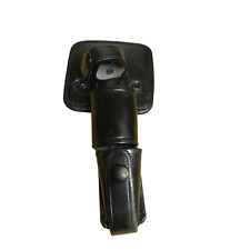 PWL Black Leather Baton Holder Duty Belt Baton Case Ex Police Security Military