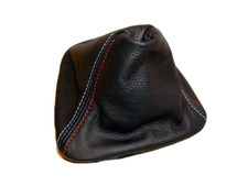 Gear Stick Gaiter for BMW e90 - e91 Black Leather Stitching Colors M