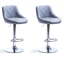 2 x  GREY MADRID GAS LIFT FAUX