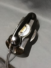 Black Bakelite GEC Wall Telephone Muraphone not GPO Very Rare Model 1950s