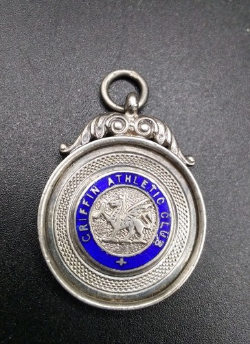 Antique silver enamel - silver,