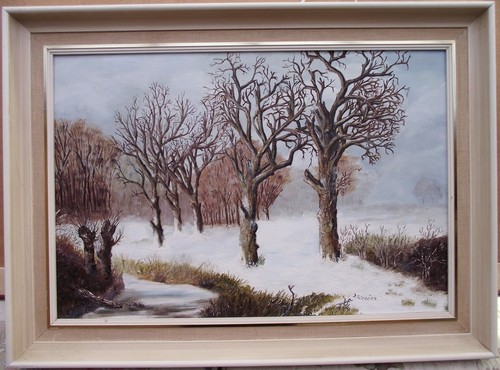 Oil board winter - board,