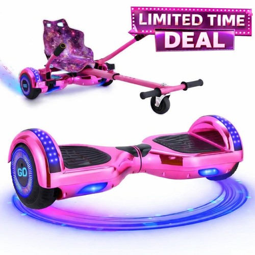Chrome pink hoverboard - chrome,