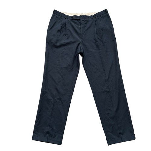 Vintage 80s trousers mens - vintage, blue