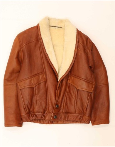 Vintage mens shearling - mens, jacket