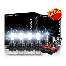 For Range Rover Sport 2005-2013 Side/Dipped/Main/Fog LED Headlight Bulbs Kit
