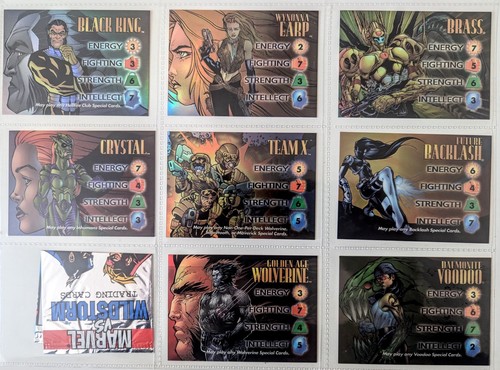 Marvel wildstorm master set - marvel,