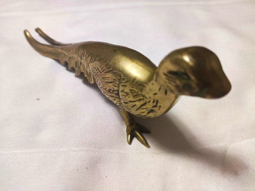 Metal pheasant bird - metal,