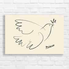 Picasso Minimalist Dove Canvas