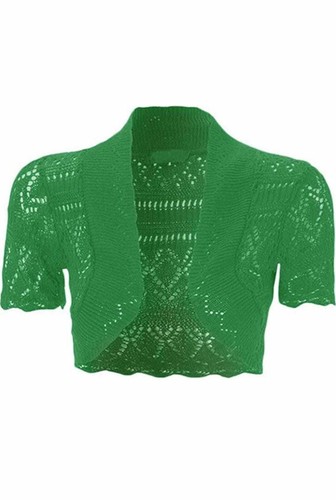 Short sleeve knitted crochet - knitted,