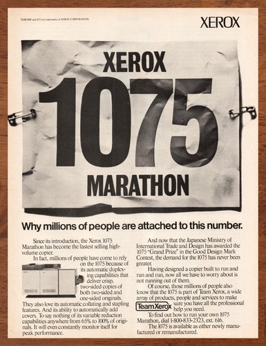 1984 xerox 1075 marathon - 1984,